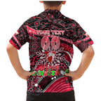 Merry Christmas AFL Swans Family Matching Mermaid Dress and Hawaiian Shirt Aboriginal Santa Football Mascot DT02