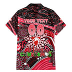 Merry Christmas AFL Swans Family Matching Mermaid Dress and Hawaiian Shirt Aboriginal Santa Football Mascot DT02