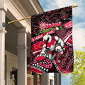 Merry Christmas AFL Swans Garden Flag Aboriginal Santa Football Mascot DT02