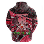 Merry Christmas AFL Swans Hoodie Aboriginal Santa Football Mascot DT02