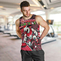 Merry Christmas AFL Swans Men Tank Top Aboriginal Santa Football Mascot DT02