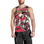 Merry Christmas AFL Swans Men Tank Top Aboriginal Santa Football Mascot DT02