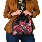 Merry Christmas AFL Swans Shoulder Handbag Aboriginal Santa Football Mascot DT02