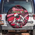 Merry Christmas AFL Swans Spare Tire Cover Aboriginal Santa Football Mascot DT02