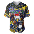Merry Christmas AFL Eagles Baseball Jersey Aboriginal Santa Football Mascot