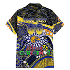 Merry Christmas AFL Eagles Family Matching Mermaid Dress and Hawaiian Shirt Aboriginal Santa Football Mascot
