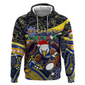 Merry Christmas AFL Eagles Hoodie Aboriginal Santa Football Mascot