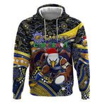 Merry Christmas AFL Eagles Hoodie Aboriginal Santa Football Mascot