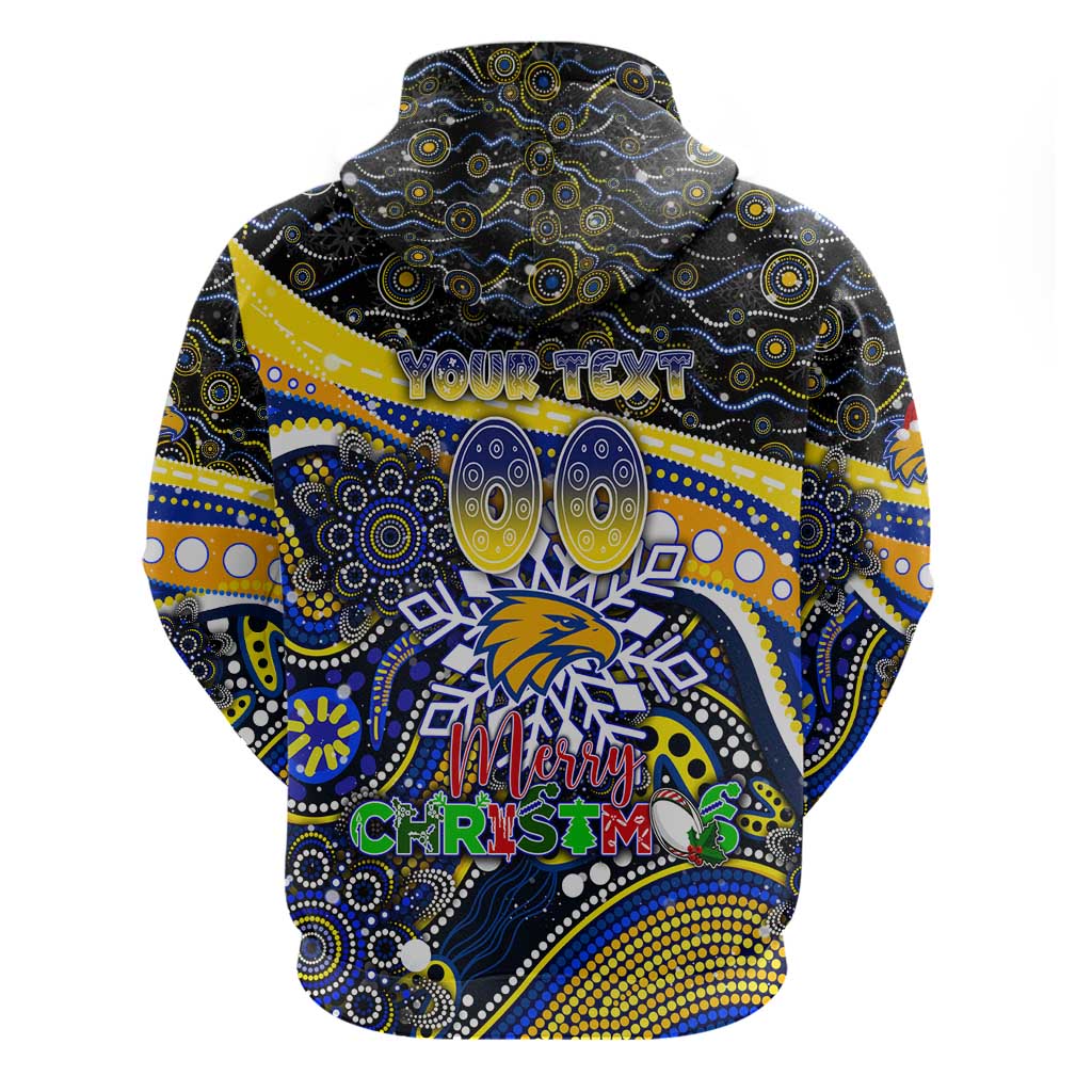Merry Christmas AFL Eagles Hoodie Aboriginal Santa Football Mascot