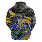 Merry Christmas AFL Eagles Hoodie Aboriginal Santa Football Mascot