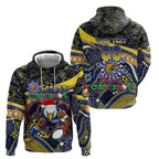 Merry Christmas AFL Eagles Hoodie Aboriginal Santa Football Mascot