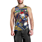 Merry Christmas AFL Eagles Men Tank Top Aboriginal Santa Football Mascot