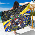 Merry Christmas AFL Eagles Sarong Aboriginal Santa Football Mascot