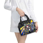 Merry Christmas AFL Eagles Shoulder Handbag Aboriginal Santa Football Mascot