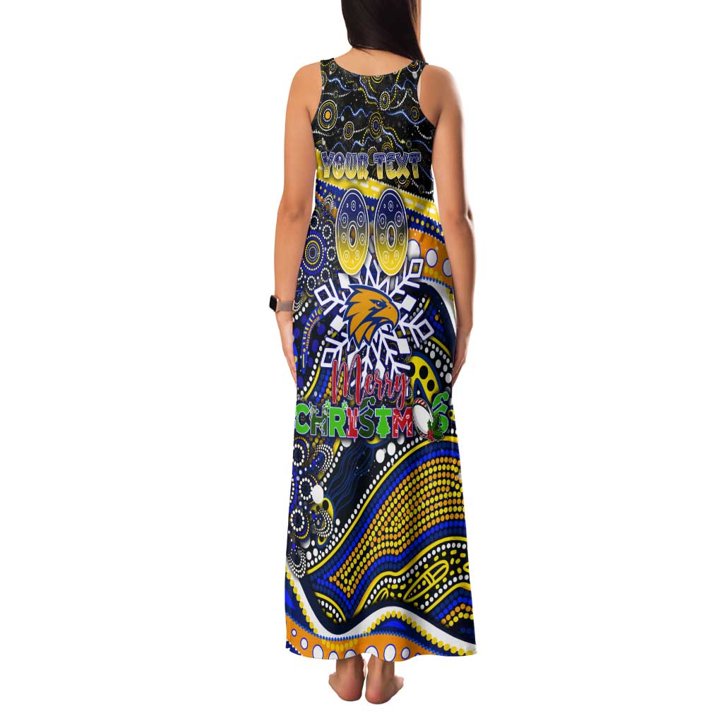 Merry Christmas AFL Eagles Tank Maxi Dress Aboriginal Santa Football Mascot