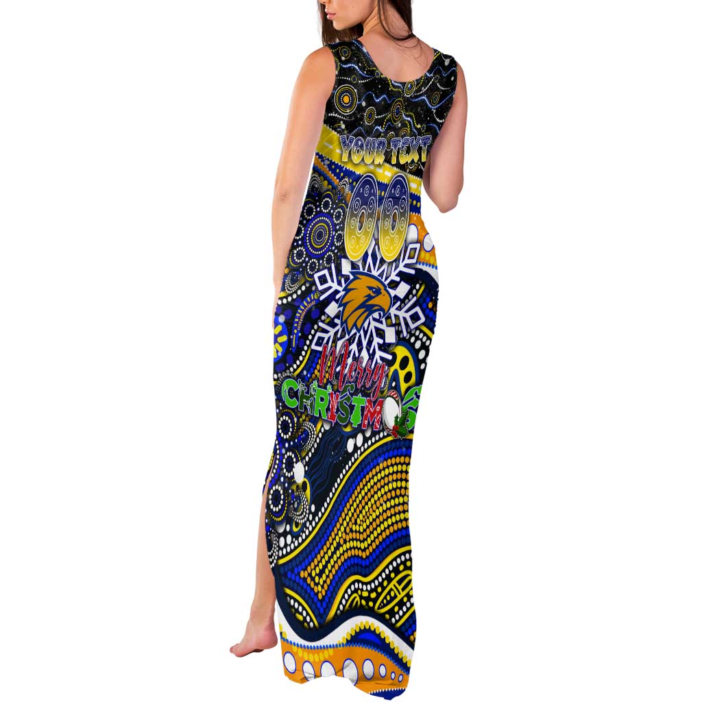 Merry Christmas AFL Eagles Tank Maxi Dress Aboriginal Santa Football Mascot