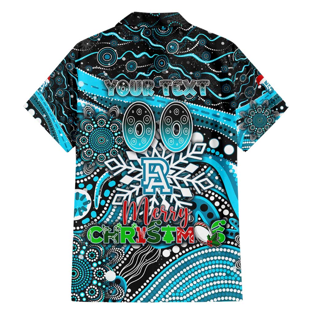 Merry Christmas AFL Power Hawaiian Shirt Aboriginal Santa Football Mascot