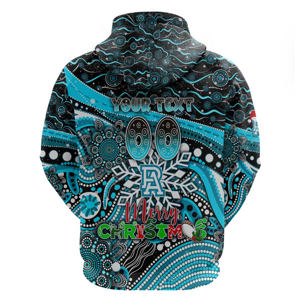 Merry Christmas AFL Power Hoodie Aboriginal Santa Football Mascot