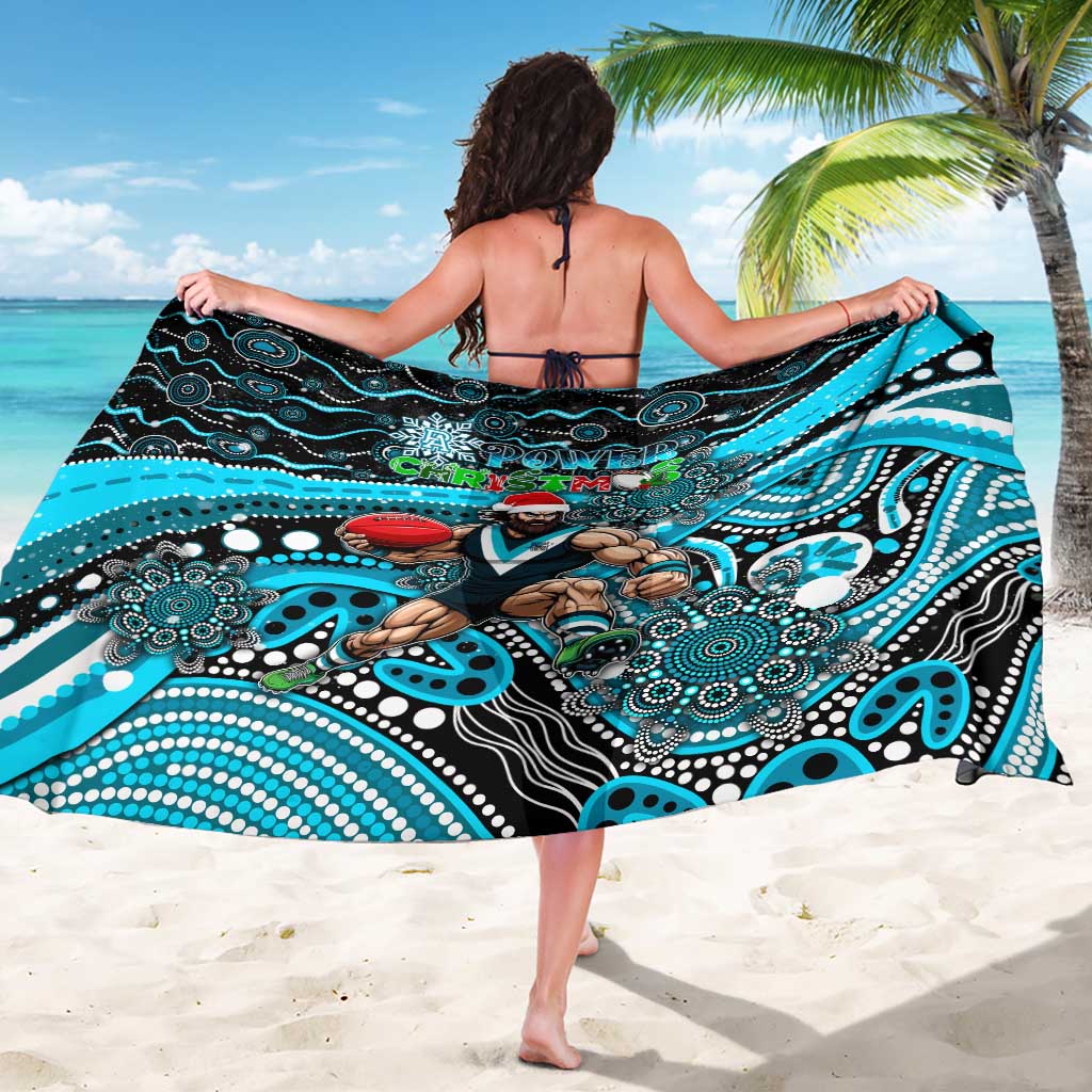 Merry Christmas AFL Power Sarong Aboriginal Santa Football Mascot