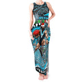 Merry Christmas AFL Power Tank Maxi Dress Aboriginal Santa Football Mascot
