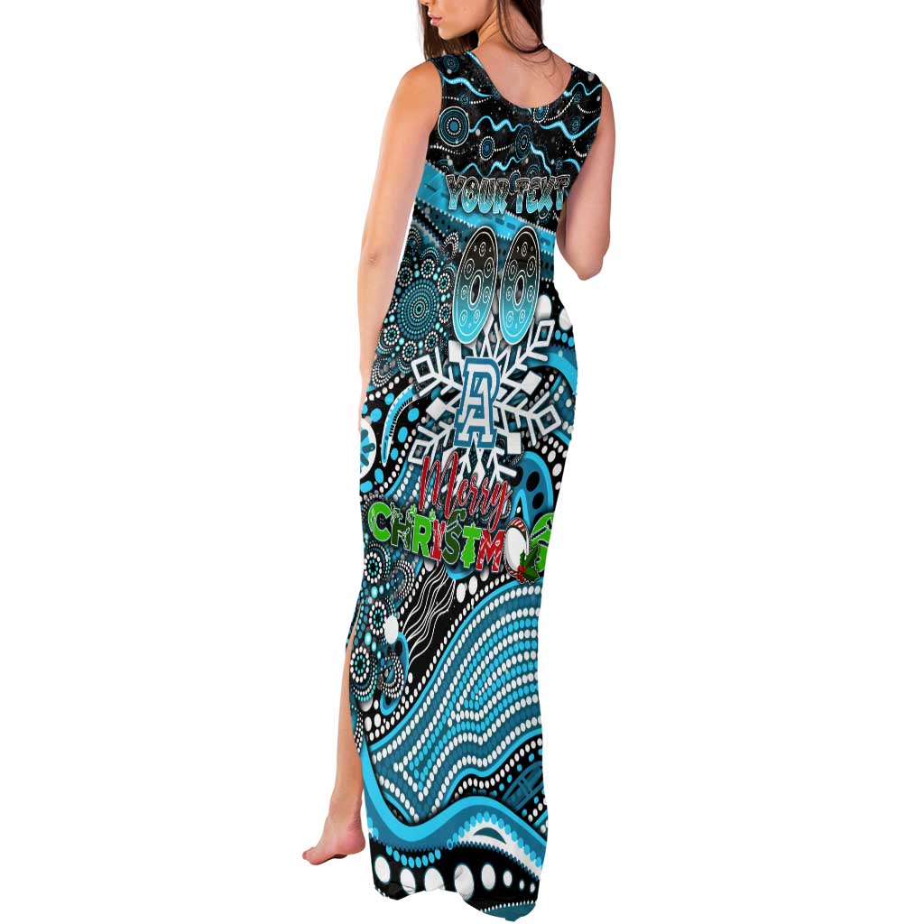 Merry Christmas AFL Power Tank Maxi Dress Aboriginal Santa Football Mascot