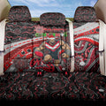 Merry Christmas AFL Bombers Back Car Seat Cover Aboriginal Santa Football Mascot
