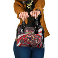 Merry Christmas AFL Bombers Shoulder Handbag Aboriginal Santa Football Mascot