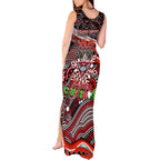 Merry Christmas AFL Bombers Tank Maxi Dress Aboriginal Santa Football Mascot