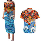 aboriginal-and-torres-strait-islands-couples-matching-puletasi-dress-and-hawaiian-shirt-we-are-one