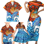 aboriginal-and-torres-strait-islands-family-matching-short-sleeve-bodycon-dress-and-hawaiian-shirt-we-are-one