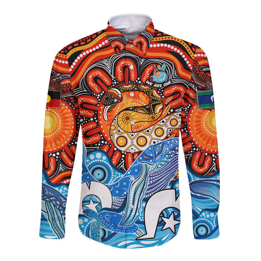 aboriginal-and-torres-strait-islands-long-sleeve-button-shirt-we-are-one