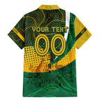 Personalised Matildas Australia Soccer Family Matching Mermaid Dress and Hawaiian Shirt Aboriginal Dot Painting