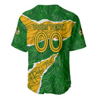 Personalised Matildas Baseball Jersey Australia Soccer Fingerprint