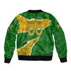 Personalised Matildas Bomber Jacket Australia Soccer Fingerprint