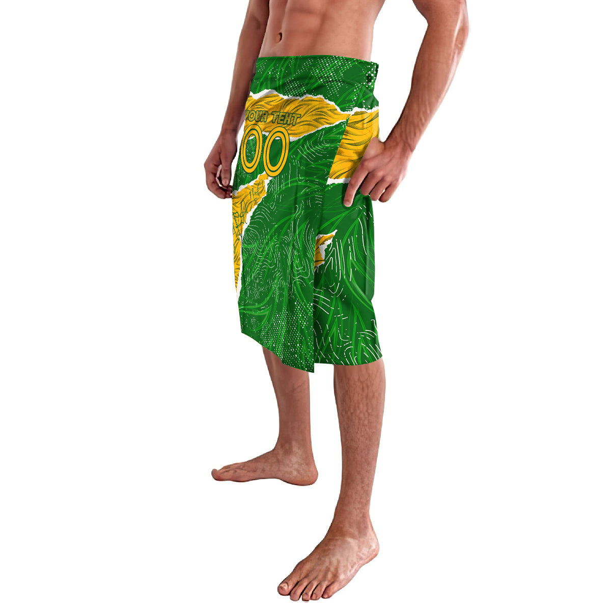Personalised Matildas Lavalava Australia Soccer Fingerprint
