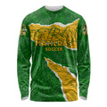 Personalised Matildas Long Sleeve Shirt Australia Soccer Fingerprint