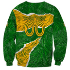 Personalised Matildas Sweatshirt Australia Soccer Fingerprint
