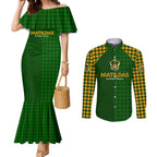 Personalised Australia Soccer Matildas Couples Matching Mermaid Dress and Long Sleeve Button Shirt Super Team