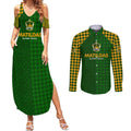 Personalised Australia Soccer Matildas Couples Matching Summer Maxi Dress and Long Sleeve Button Shirt Super Team