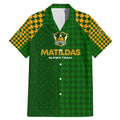 Personalised Australia Soccer Matildas Family Matching Mermaid Dress and Hawaiian Shirt Super Team