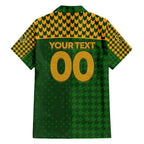 Personalised Australia Soccer Matildas Family Matching Off The Shoulder Long Sleeve Dress and Hawaiian Shirt Super Team