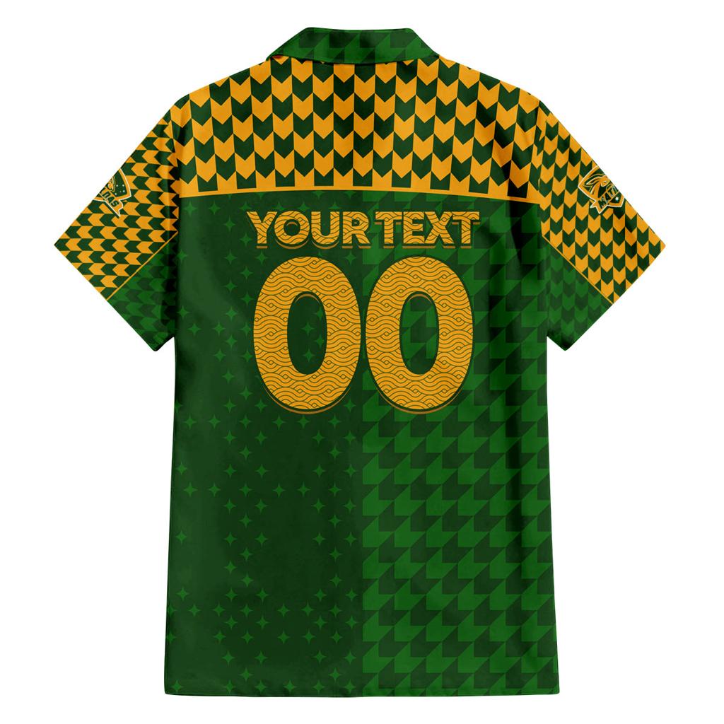 Personalised Australia Soccer Matildas Family Matching Off The Shoulder Long Sleeve Dress and Hawaiian Shirt Super Team