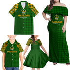 Personalised Australia Soccer Matildas Family Matching Off Shoulder Maxi Dress and Hawaiian Shirt Super Team