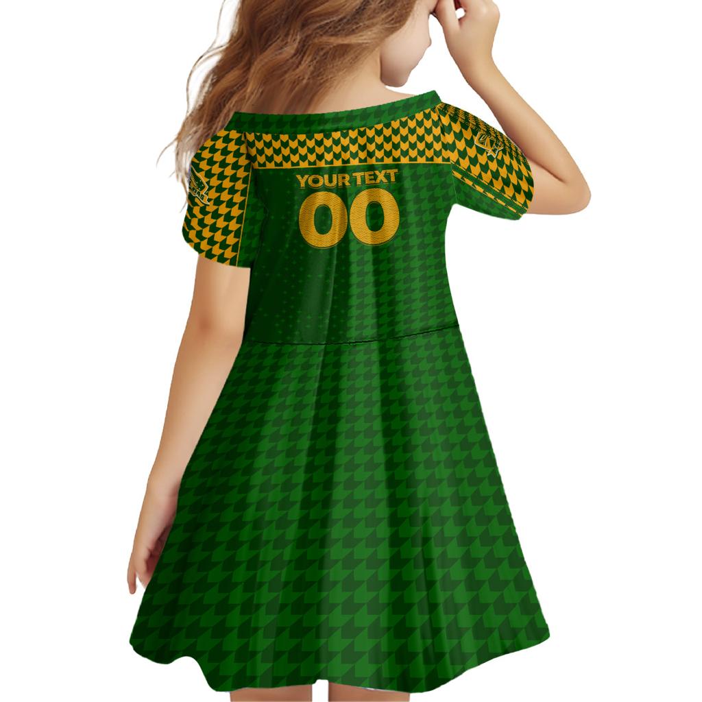 Personalised Australia Soccer Matildas Family Matching Off Shoulder Maxi Dress and Hawaiian Shirt Super Team