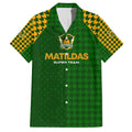 Personalised Australia Soccer Matildas Family Matching Off Shoulder Maxi Dress and Hawaiian Shirt Super Team