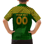 Personalised Australia Soccer Matildas Family Matching Short Sleeve Bodycon Dress and Hawaiian Shirt Super Team