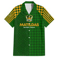 Personalised Australia Soccer Matildas Family Matching Short Sleeve Bodycon Dress and Hawaiian Shirt Super Team