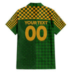 Personalised Australia Soccer Matildas Family Matching Short Sleeve Bodycon Dress and Hawaiian Shirt Super Team