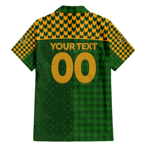 Personalised Australia Soccer Matildas Family Matching Short Sleeve Bodycon Dress and Hawaiian Shirt Super Team