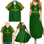 Personalised Australia Soccer Matildas Family Matching Summer Maxi Dress and Hawaiian Shirt Super Team
